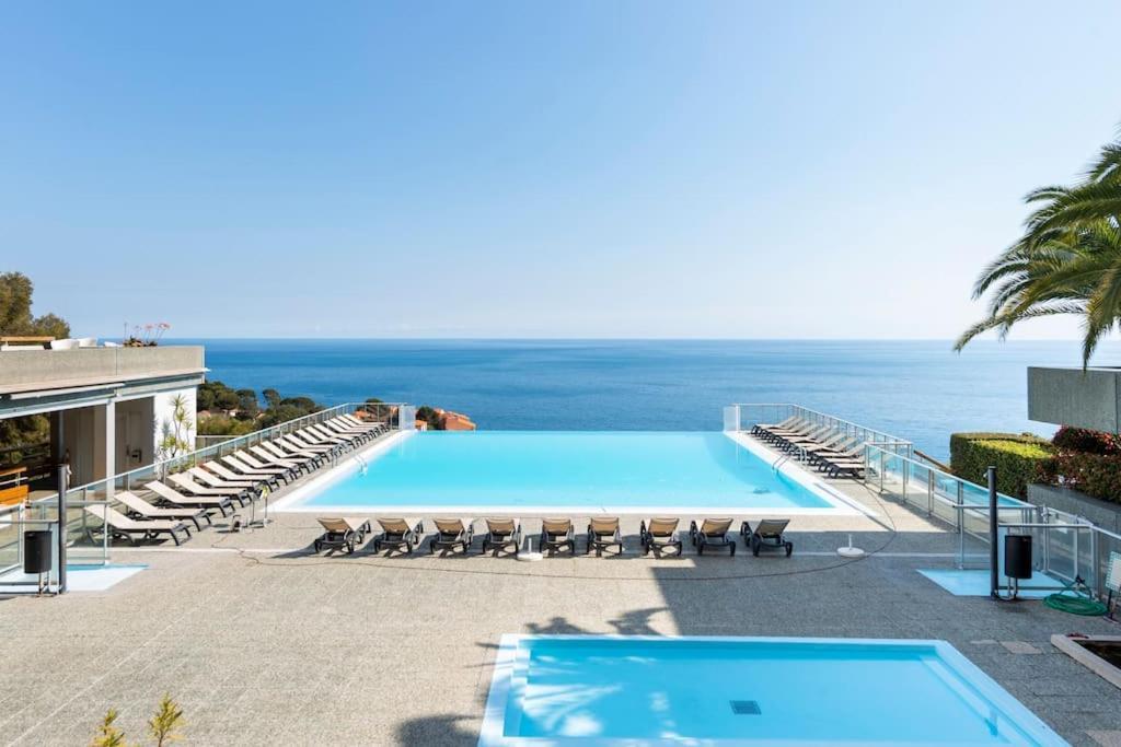 Vue Mer Incroyable Aux Portes De Monaco Cap-d'Ail Buitenkant foto